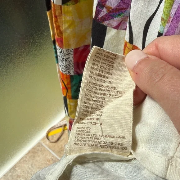 Let Me Be Quilted Patchwork Maxi Dress Anthropologie Sz L New With Tags Pockets! - Picture 14 of 16